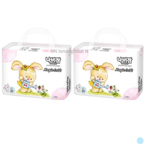 나비잠 매직소프트 밴드형 3단계 중형-공용 (80매)_이미지