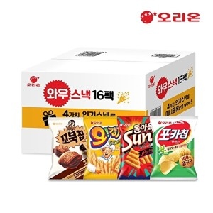 와우스낵 과자 4종 16팩 선물세트