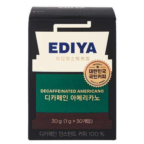 이디야 비니스트 디카페인 아메리카노 30T (1개)