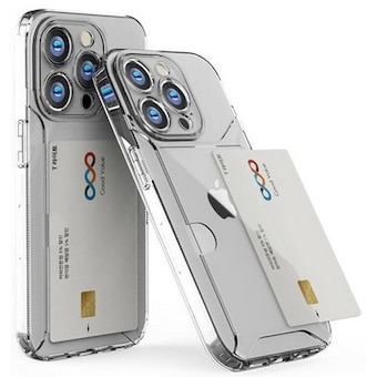 아이폰 <b>XR</b> 굿밸류 TPU 카드홀더 슬라이드 케이스