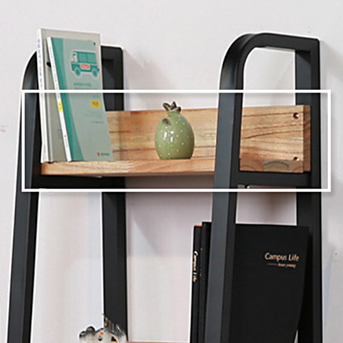 우아미가구 울로스 원목 2단 책장 (40cm)_이미지