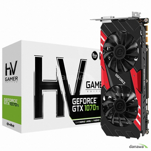 지포스 GTX1070 Ti GAMER Edition D5 8GB