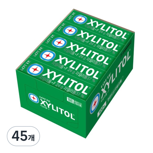 롯데제과 자일리톨 에프 오리지날 24g (45개)_이미지