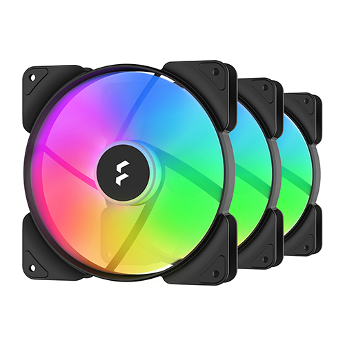 Fractal Design Aspect 14 RGB PWM (3팩, 블랙)