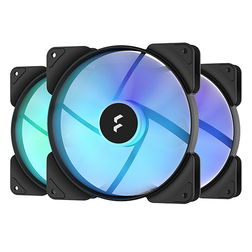Fractal Design Aspect 14 RGB PWM (3팩, 블랙)_이미지