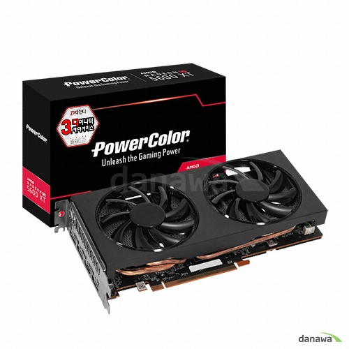 ���󵥿¢� PowerColor �󵥿� RX 5600 XT OC D6 6GB ���÷���Ʈ