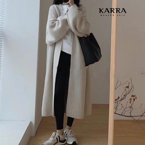  KARRA 맥시오픈니트가디건_A4S0093