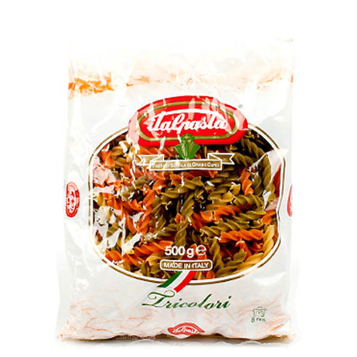 이탈파스타 트리칼러리 삼색 푸실리 500g
