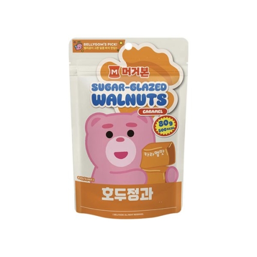 머거본 호두정과 카라멜맛 80g (4개)_이미지