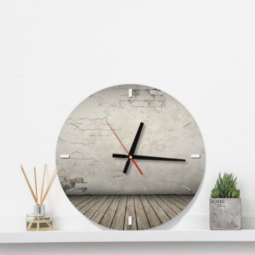 꾸밈 cg471-오래된벽지_인테리어벽시계