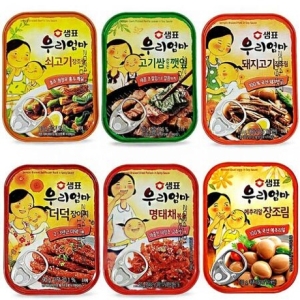 깻잎 장조림 장아치 태채 간편 통조림 캔 반찬 모음_이미지