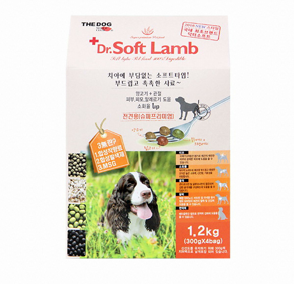 더독 닥터소프트 램 전견용 1.2kg (5개)_이미지