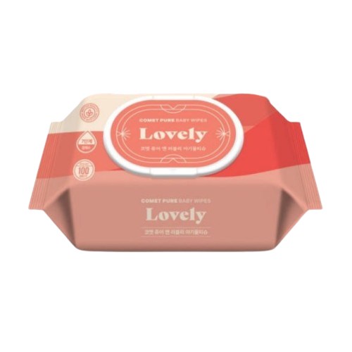 퓨어 러블리 물티슈 캡형 100매