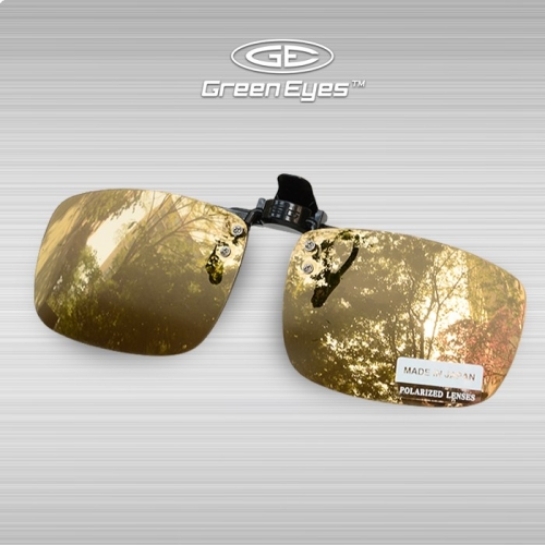 지엑스골프 그린아이즈 클립온-OBLM-SL-SM 실버미러-스모크편광_이미지