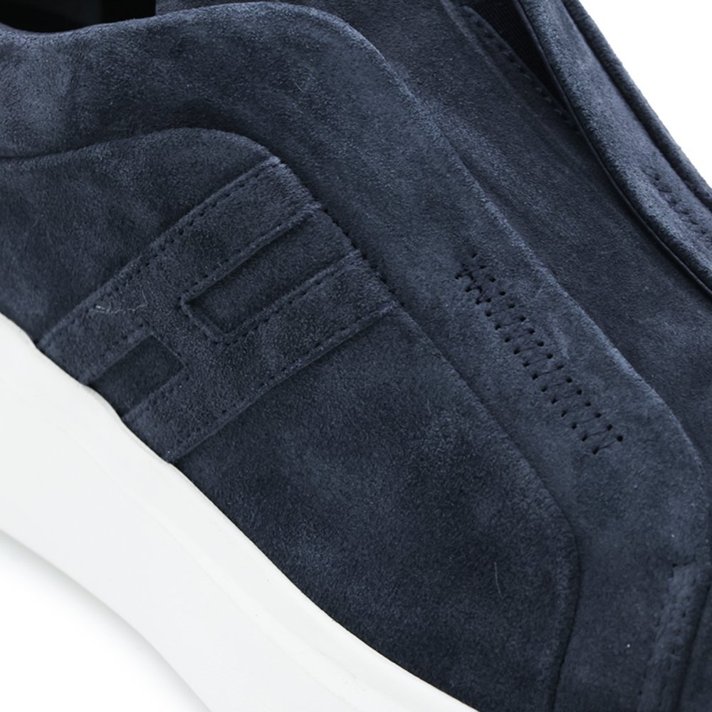 호간 블루 스웨이드 H 580 슬립 온 스니커즈 HXM5800BE00HG0U835 B0562198111