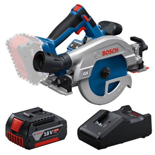 보쉬 GKS 18V-57-2 GX (5.0Ah, 배터리 1개)