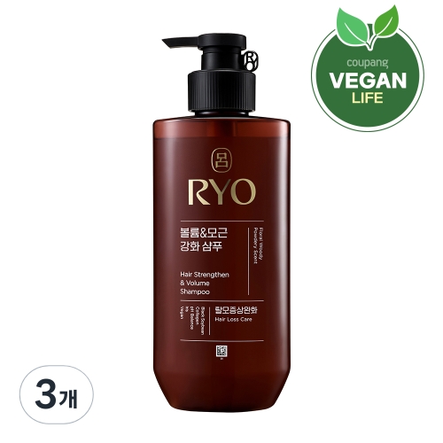 려 흑운 볼륨&모근강화 샴푸 480ml (3개)_이미지