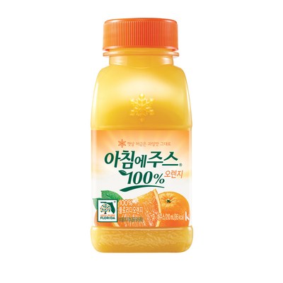 서울우유 아침에주스 오렌지 210ml (40개)