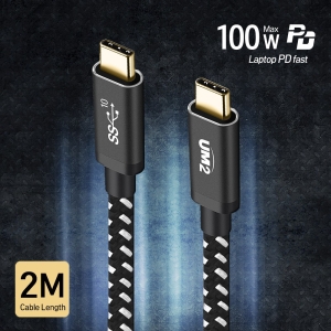 아임커머스 UM2 100W PD C타입 E마커인증 GEN2 4K 고속 충전 케이블 [2m]