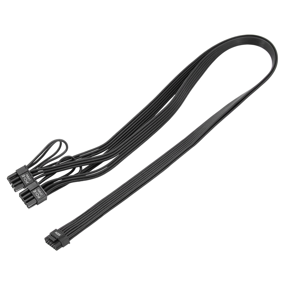 AONE �ñ״�ó 12V-2x6 PCIE 8�� 2��Ʈ ��ȯ ���̺�