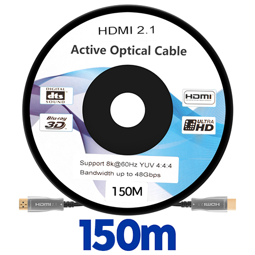 이지넷유비쿼터스 넥스트 HDMI 2.1 AOC 광케이블 (NEXT-7150HAOC-8K, 150m)