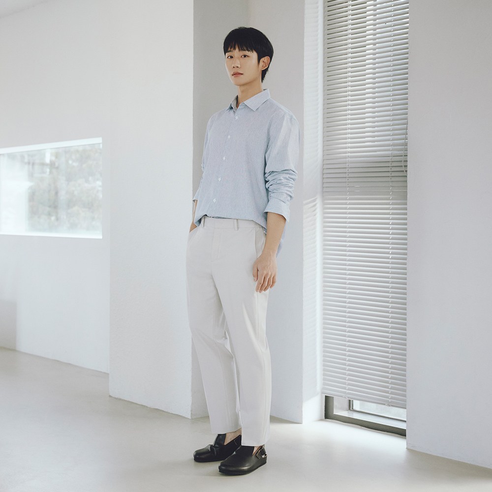 마인드브릿지 테이퍼드 밴딩 슬랙스 MXPT3103_이미지