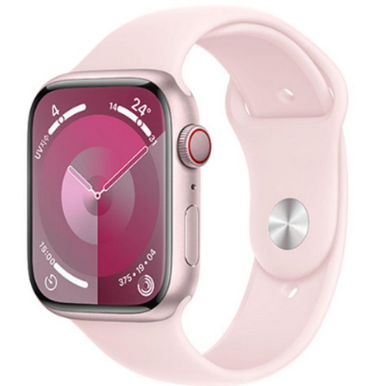 APPLE 워치 시리즈9 45mm Cellular 핑크 알루미늄 (스포츠밴드)_이미지