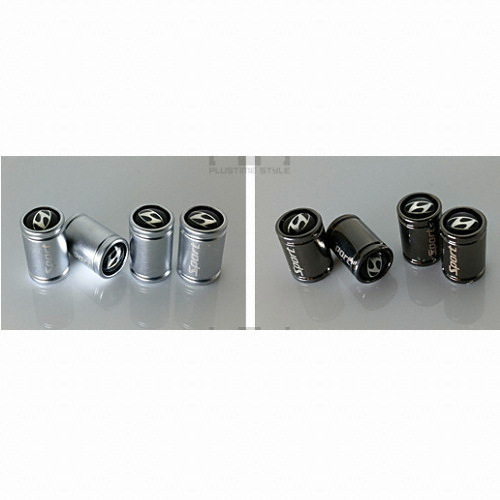 플러스타임 메탈 타이어밸브캡 (현대)_이미지