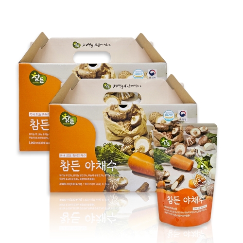 참든건강과학 참든 유기농 뿌리채소야채수 100ml 60포_이미지