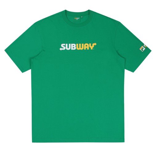 휠라 X SUBWAY 드로잉 샌드위치 티셔츠 FS2RSC2W05X_이미지