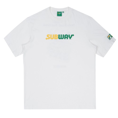 휠라 X SUBWAY 드로잉 샌드위치 티셔츠 FS2RSC2W05X_이미지