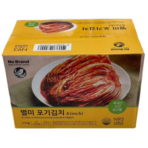 노브랜드 별미 포기김치 3.5kg (4개)_이미지