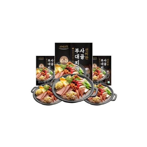 선비찬 사골부대찌개 600g 3봉_이미지