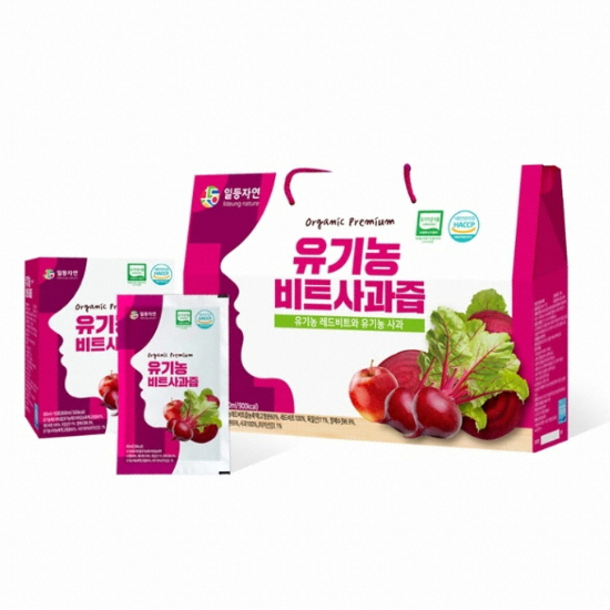 일등자연 유기농 비트사과즙 80ml 30포 (1개)_이미지