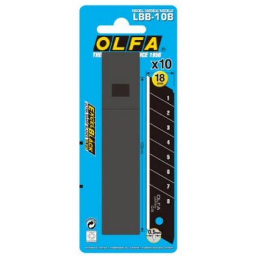 올파 검정칼날 18mm LBB-10B
