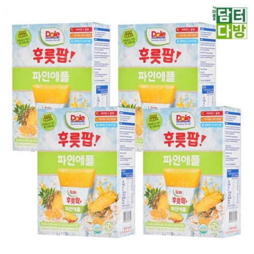 Dole 후룻팝 파인애플 62ml 8입 8 8개