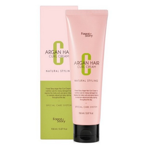 웰코스 포레스트스토리 아르간 헤어 컬 크림 150ml (2개)