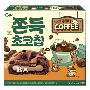 청우식품 쫀득 초코칩 커피 200g (1개)_이미지