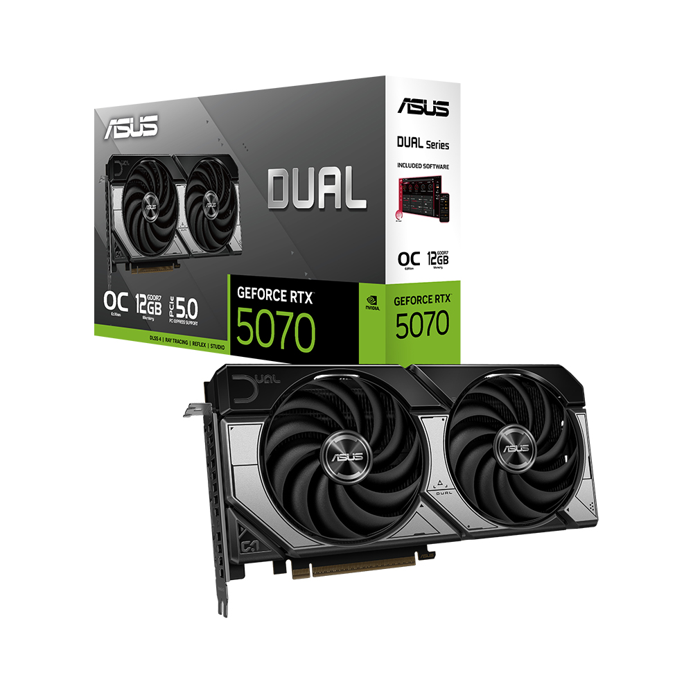 DUAL ASUS 지포스 RTX 5070 OC D7 12GB 인텍앤컴퍼니