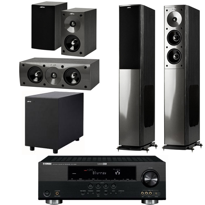 야모 S606 5.1채널 + 야마하 AV리시버 (RX-V565, SUB-200)