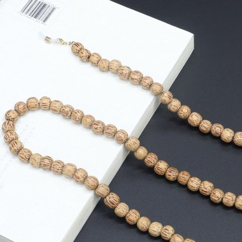 향기나는 보리수나무 원목 염주 안경 W845E3B