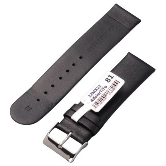 에펠티토 송아지가죽 22mm 시계줄 (블랙)_이미지