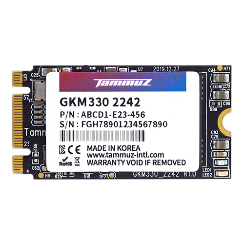 타무즈 GKM330 M.2 2242 SATA이미지입니다. 누르면 해당 게시물로 새창이동합니다.