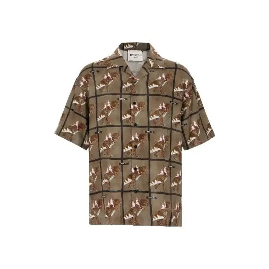 프린트 viscose 셔츠 G1305292Q591 T