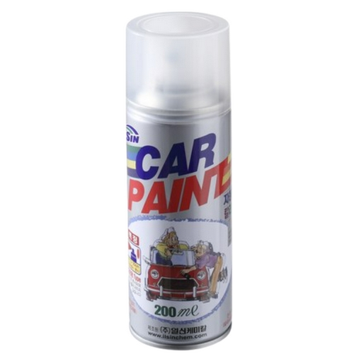 일신 스프레이 카페인트 쌍용 스페이스 블랙 LAK 50 200ml (1개)_이미지