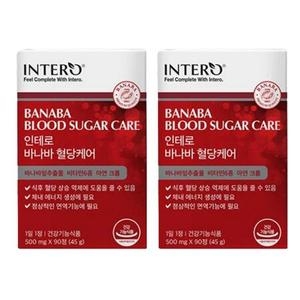 인테로 바나바 혈당케어 500mg 90정 (2개)_이미지