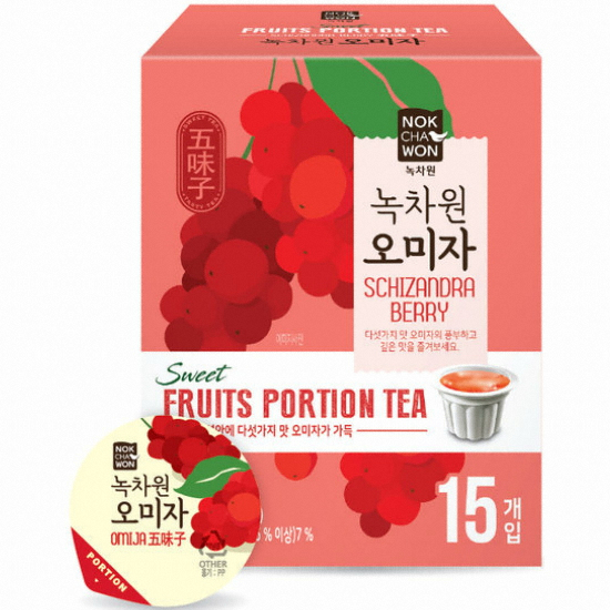 녹차원 오미자 포션 15T (1개)_이미지