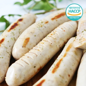 낙원식품 친환경팔도 HACCP 국내산 독일식 수제 화이트 소세지 버섯 고기 240gx2