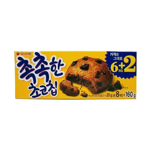 오리온 촉촉한 초코칩 160g (18개)_이미지