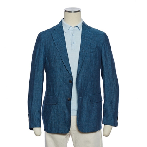 레노마 캐주얼 맨 S/S 다크블루 린넨 캐주얼자켓 RPJMBJ52GJ